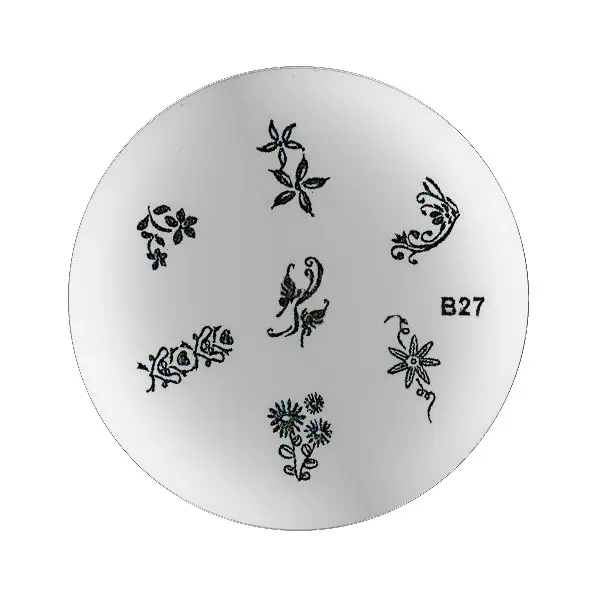 B27 Nail art stamping plate