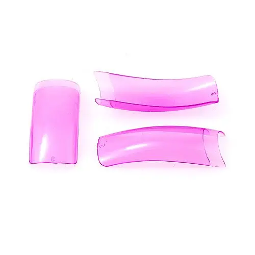Transparent false nails Inginails 100pcs - pink-purple