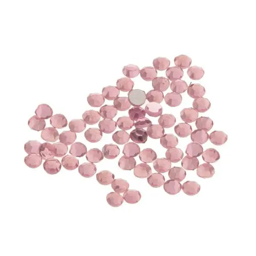 Swarovski rhinestones for nails - dark pink, 2mm, 50pcs