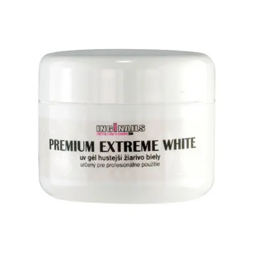 UV gél Inginails - Premium Extreme White 25g