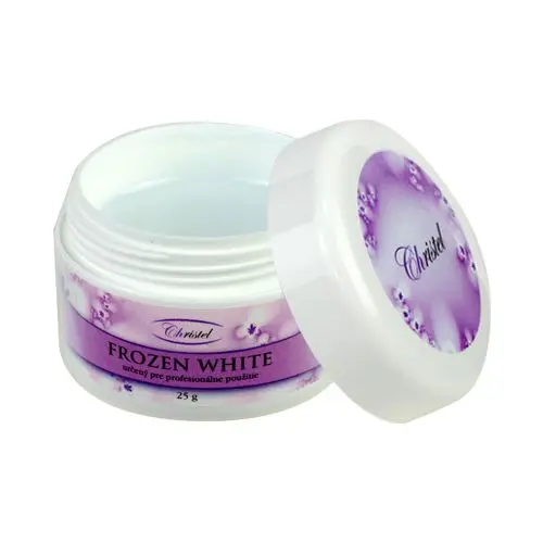 UV gél - Frozen White gel, 25g