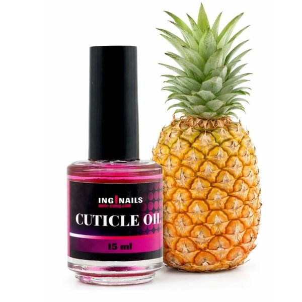 Regenerating cuticle oil Inginails, Cuticle Oil PINEAPPLE PINK - 15ml