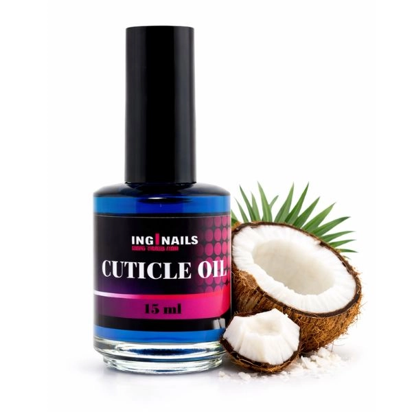 Regenerating cuticle oil Inginails, Cuticle Oil COCONUT GREEN - 15ml