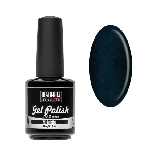 UV gélový lak Inginails Professional 15ml - Midnight