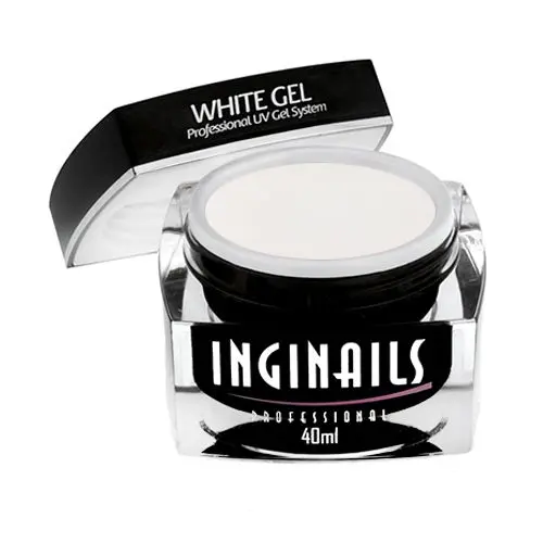 White Gel Inginails Professional - 40ml - white building gel