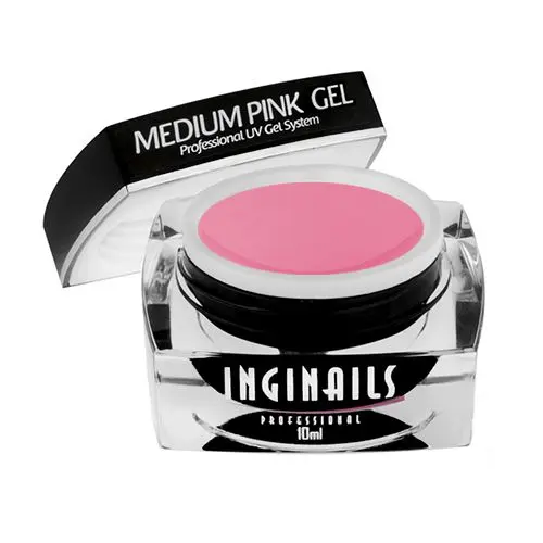Medium Pink Gel 10ml - one-phase UV gel Inginails Professional