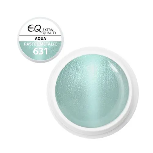 Coloured UV gel for nails  – 631 Aqua 631