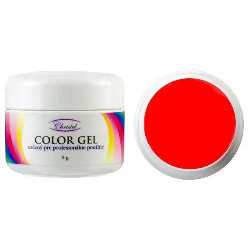 Coloured UV gel - Neon Red, 5g