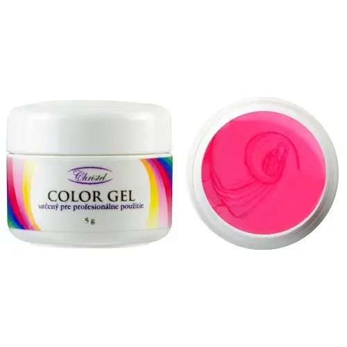 Coloured UV gel - Neon Pearl Pink, 5g