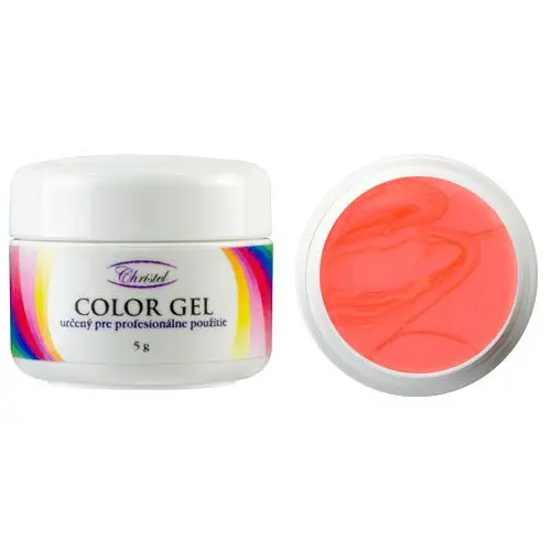 Coloured UV gel - Neon Pearl Orange, 5g