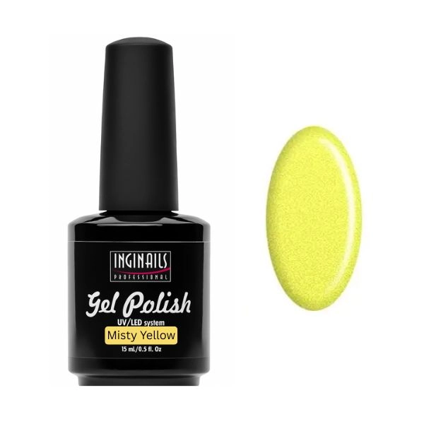 Inginails Misty Yellow - Soak off gel, 2in1, 15ml