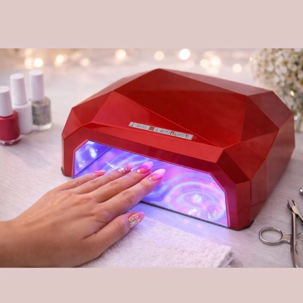 Combined LED + CCFL 36W UV lamp - red