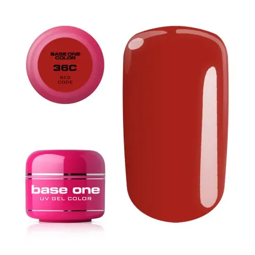 Gel Silcare Base One Color - Red Code 36C, 5g
