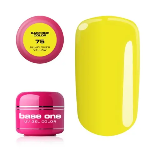 Gel Silcare Base One Color - Sunflower Yellow 75, 5g