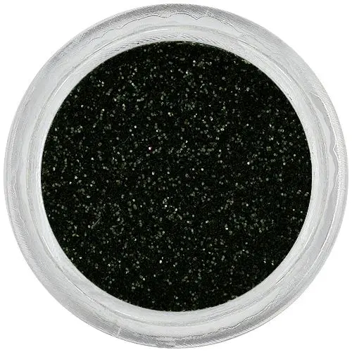 Glittery decorative powder - black