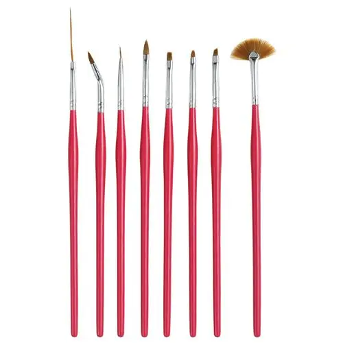Set of brushes, 8pcs - red