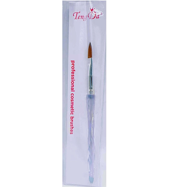 Brush for modelling with acrylic, size 6 -  perspex handle