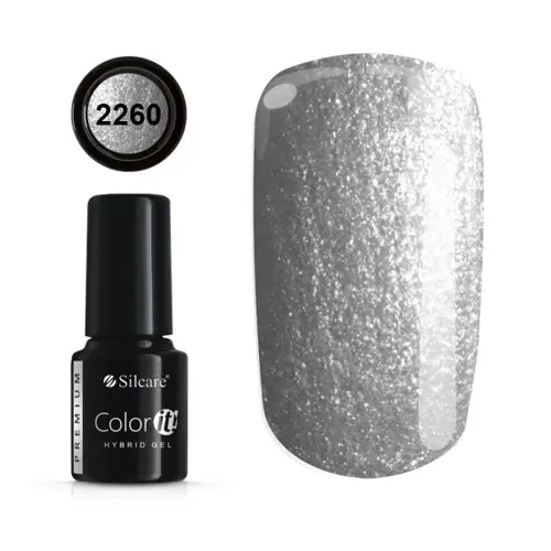 Gel polish -Silcare Color IT Premium Silver 2260, 6g