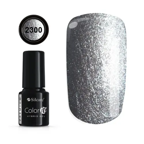 Gel polish -Silcare Color IT Premium Silver 2300, 6g