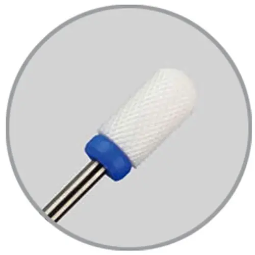 Ceramic Burr - ceramic nail drill bit - rounded roll, medium (F07)