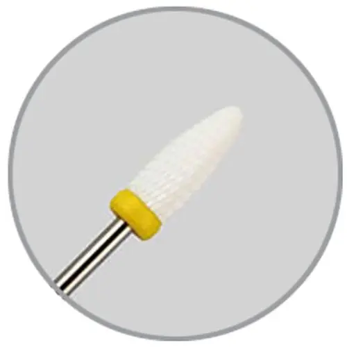 Ceramic Burr - ceramic nail drill bit - cone, extra fine (F10)