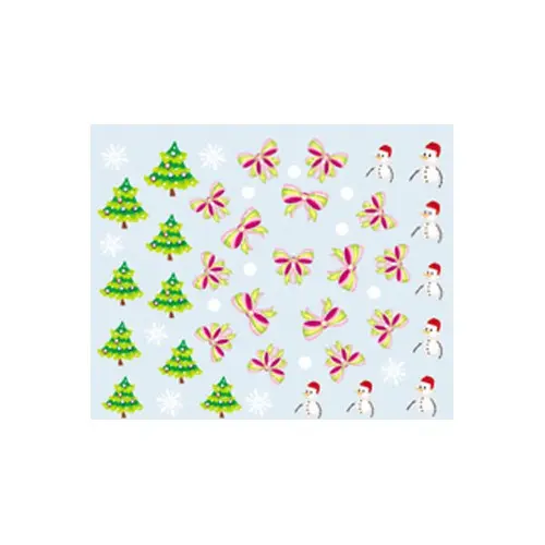 Nail art stickers with Christmas motif - 041