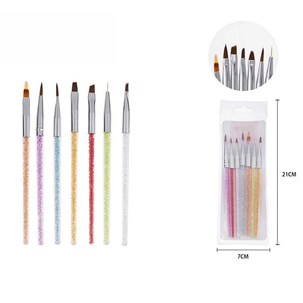 Kit of nail art brushes