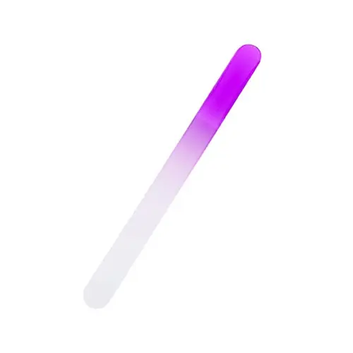 Glass nail file - violet, small
