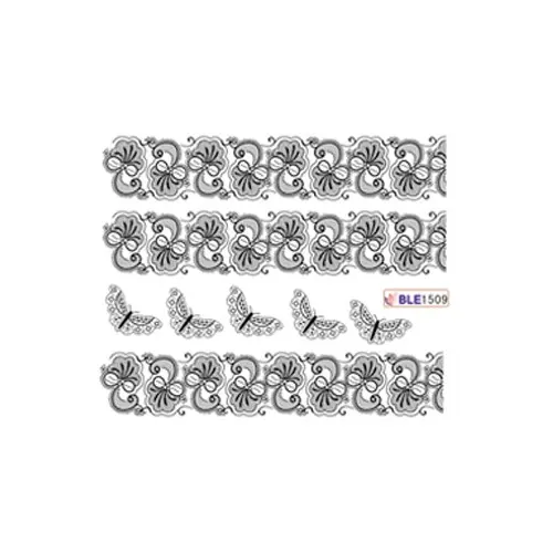 Water decals with lace motif – 1509