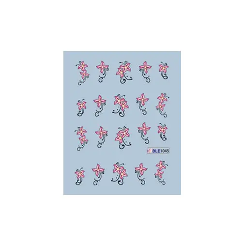 Water decals with floral motif – 1045