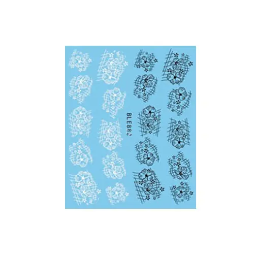 Water decals with motif of lacy flowers – 882