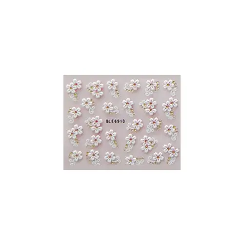 3D nail art stickers – flowers - 691D