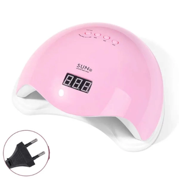 UV/LED Combination lamp for gel nails, pink – 48W