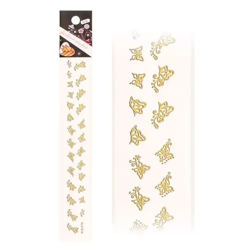 3D stickers – gold butterflies - BLE781D
