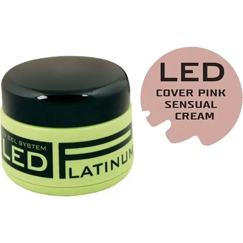 COVER PINK – camouflage LED gel – SENSUAL CREAM PINK, 40g