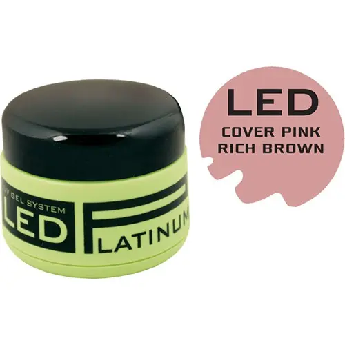 COVER PINK – camouflage LED gel – RICH BROWN PINK, 40g