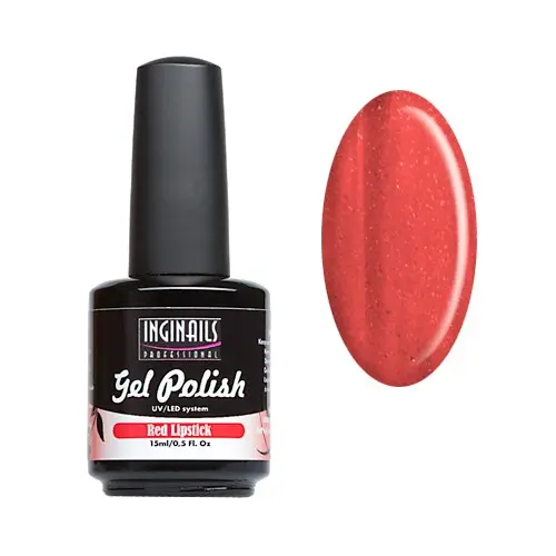 UV gel polish Inginails Professional 15ml - Red Lipstick