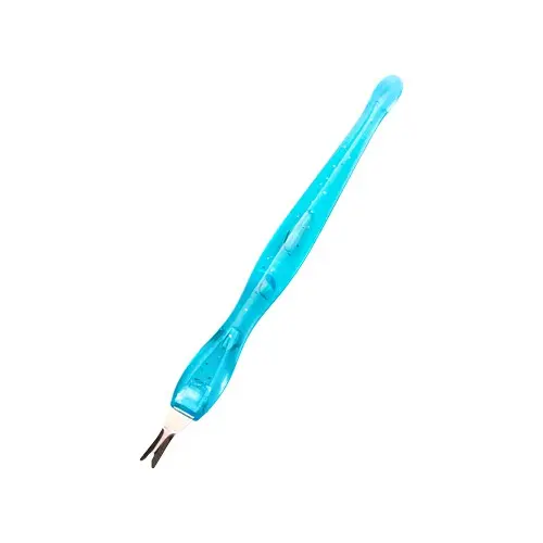 Shaver + pusher of nail cuticle, blue