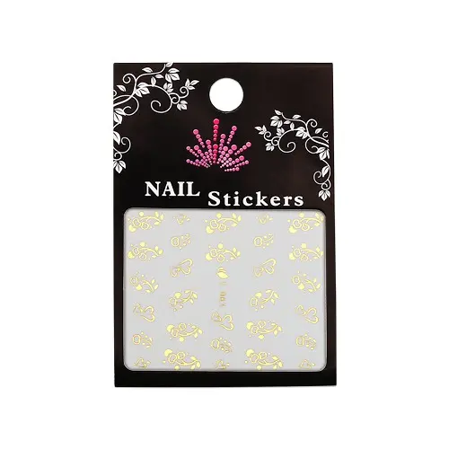 Water decals with motif of gold cherries and hearts – Y083
