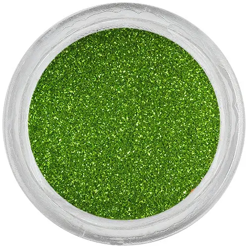 Glitter nail art powder – green