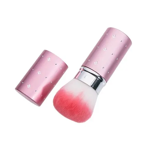 Closable nail dust removing brush – light pink 