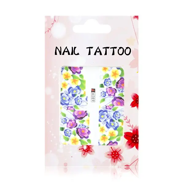 Luxurious water decals – Flowers – A089