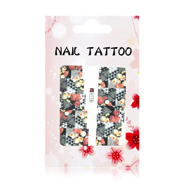 Luxurious water decals - Flowers - A118