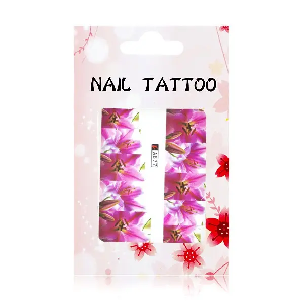 Luxurious water decals – Flowers – A877