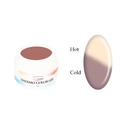 Thermo colour gel - PEARL BROWN/PEARL LIGHT SILVER, 5g