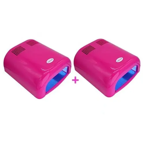 2 x pink 4-bulb lamp for nails at a bargain price 