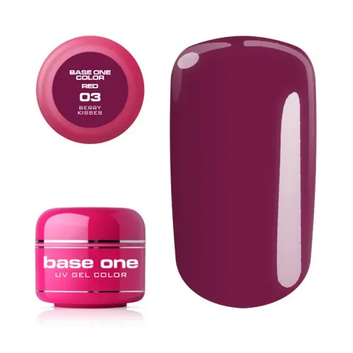 Gel Silcare Base One Color RED - Berry Kisses 03, 5g