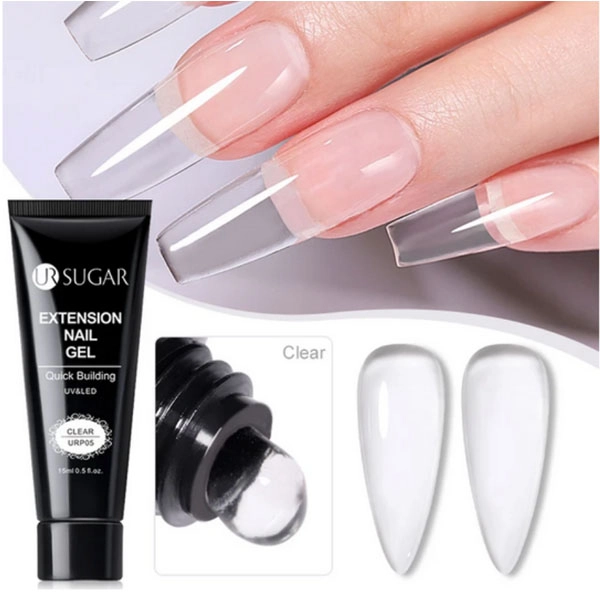 Quick building UV/LED Polygel - Clear, 15ml