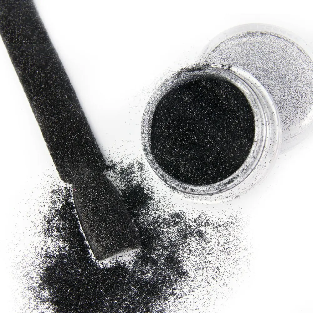 Decorative glitter powder – Velvet Effect no.20 – black, 3g