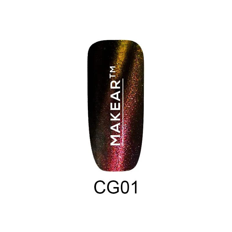 Makear Colour gel nail polish Cat Eye – 01, 8ml